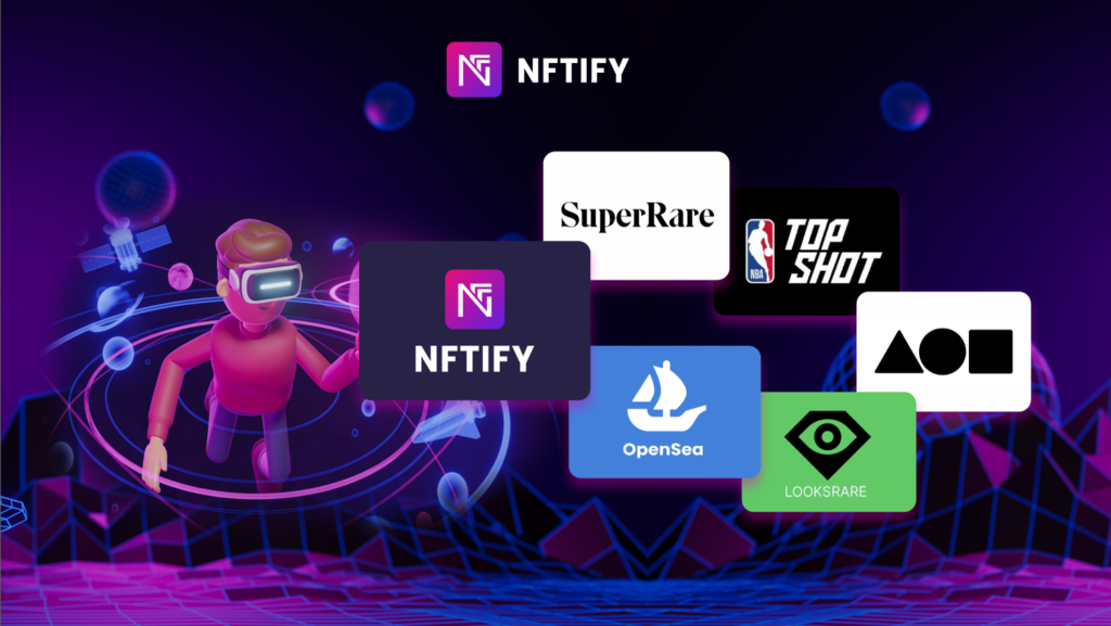 Image Showing Popular NFT Marketplaces
