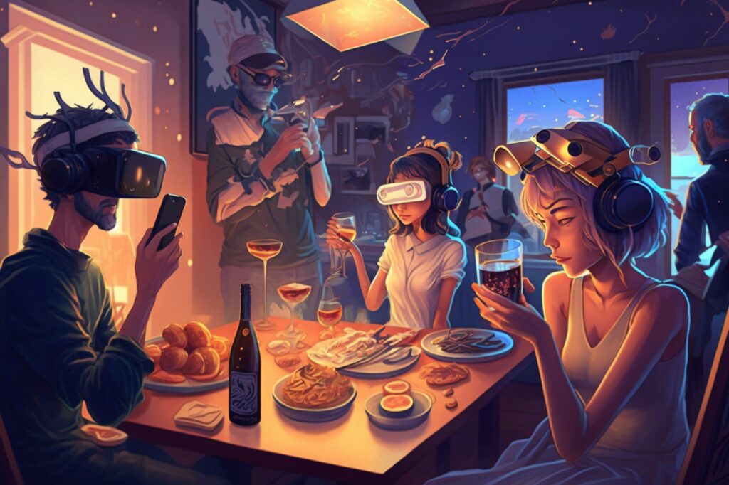 Image Showing The Impact of the Metaverse on Social Events