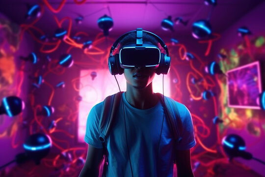 Image Showing Social VR Gaming